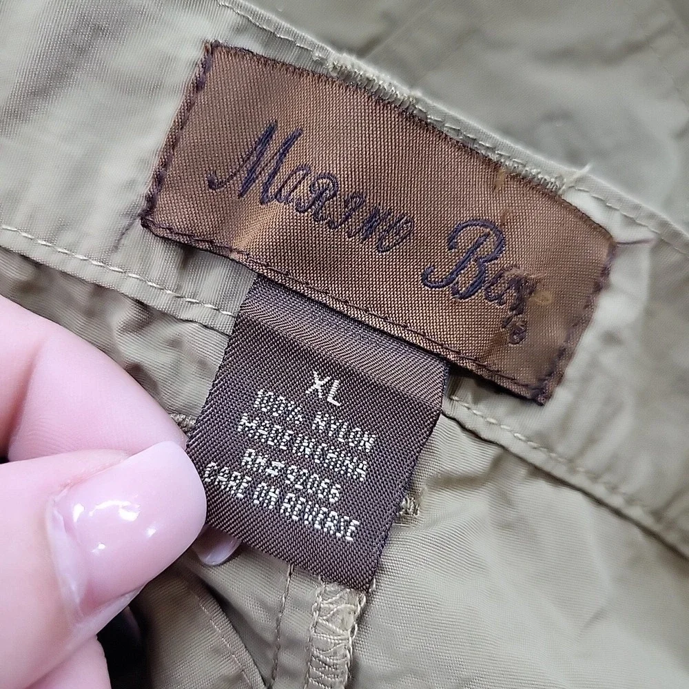 Marino Bay Shorts Mens Sz XL‎ Nylon Outdoors Khaki Weatherproof